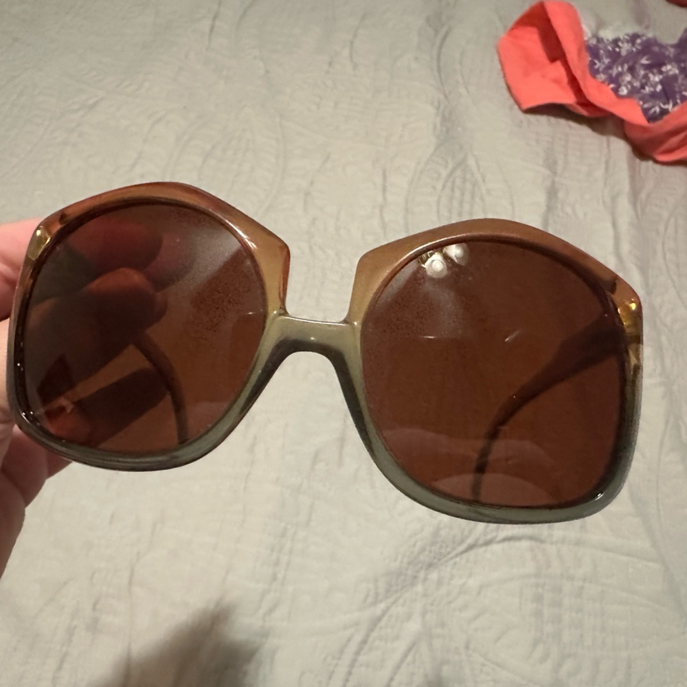 Vintage Dior Brown and Olive Sunglasses